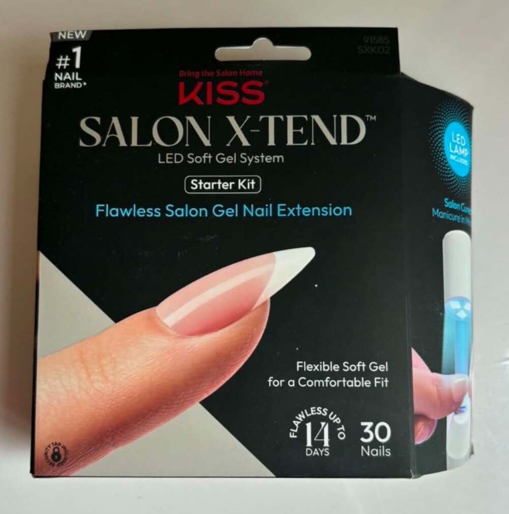 KISS Salon X Tend LED Soft Gel System Starter Kit SXK02 Nail Extension Kit